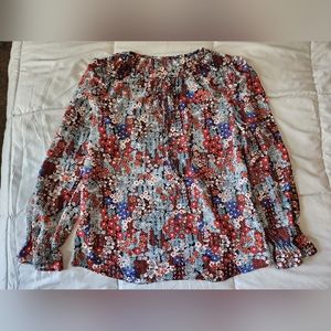 Long Sleeve Floral Blouse